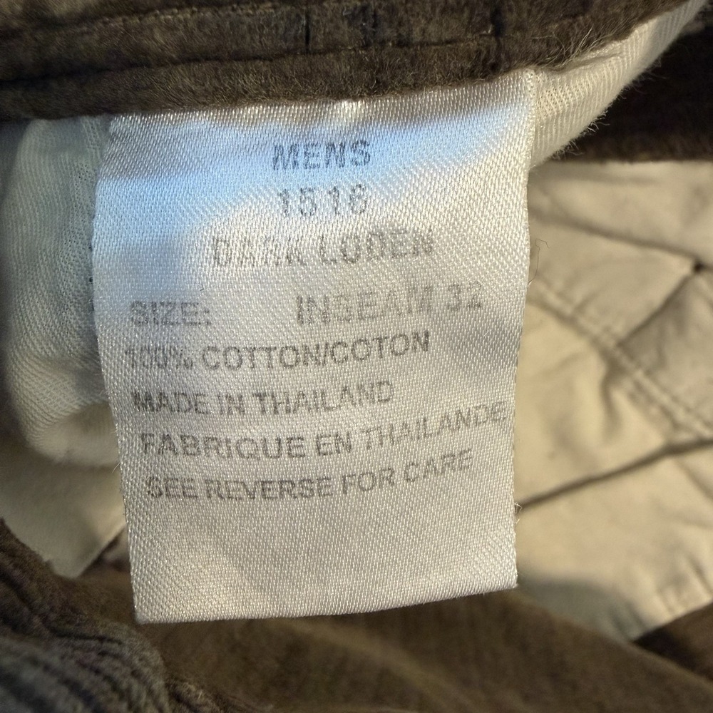 Vintage Woolrich Cotton Corduroy‎ Pants Men's 38x42 Dark Loden 1516 - Picture 7 of 9